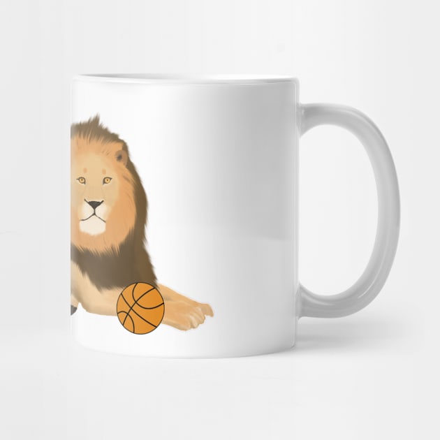 Basketball Lion by College Mascot Designs